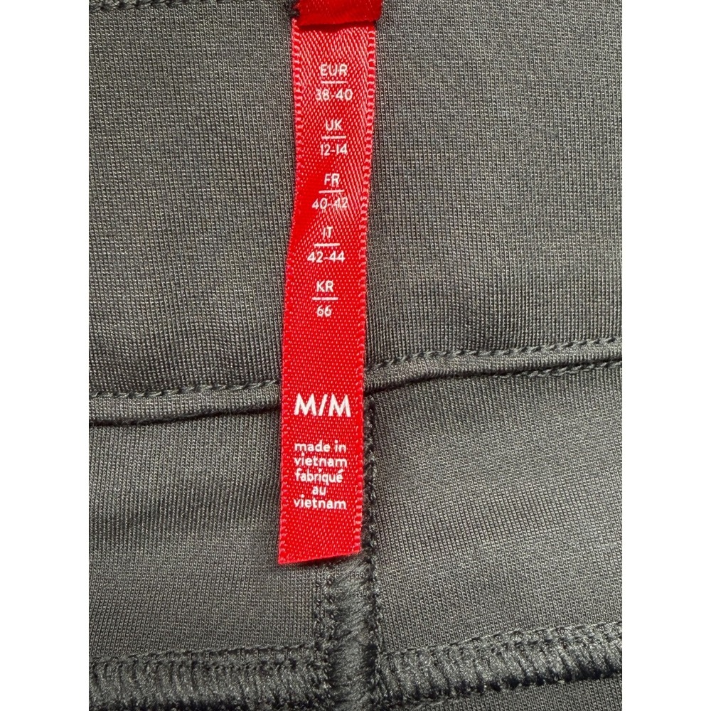 Spanx Pants Women Medium Gray The Perfect Ankle Pull On Ponte Knit Travel Office - Picture 4 of 10
